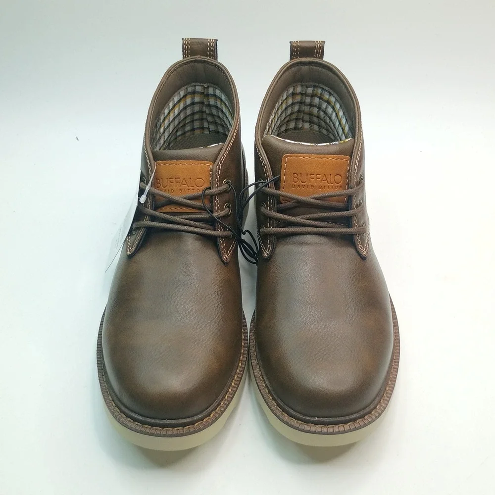Buffalo Metcalf Chukka Boots Men Size 8.5 Brown Memory Foam 1899633